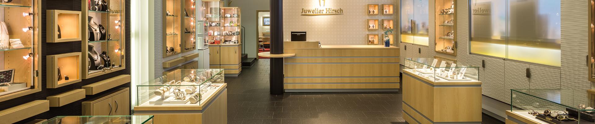 Juwelier Hirsch - Geschäft von innen