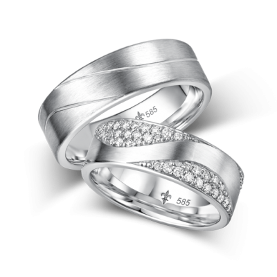 Trauringe Weißgold