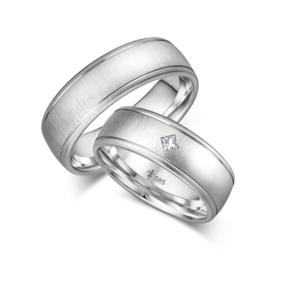 Trauringe Weißgold